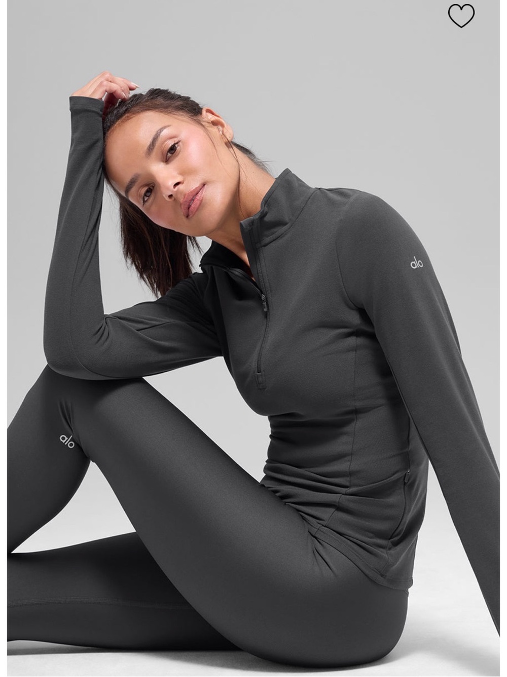 Alo Yoga Alosoft Rapid 1/4 zip up
